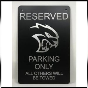 8x12 Dodge Charger Challenger Hellcat Metal Sign.  SHIPPING AVAILABLE